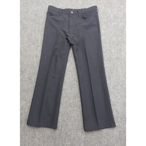 Wrangler Western Pants 36x30 Black 82NV Vintage Cowboy Dress Trouser